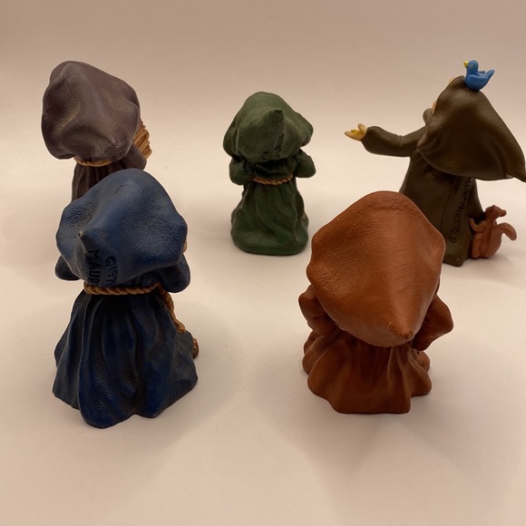 Vintage Friar Folk 23 Pc Monk Collection By Maureen Carlson - Picture 9 of 15